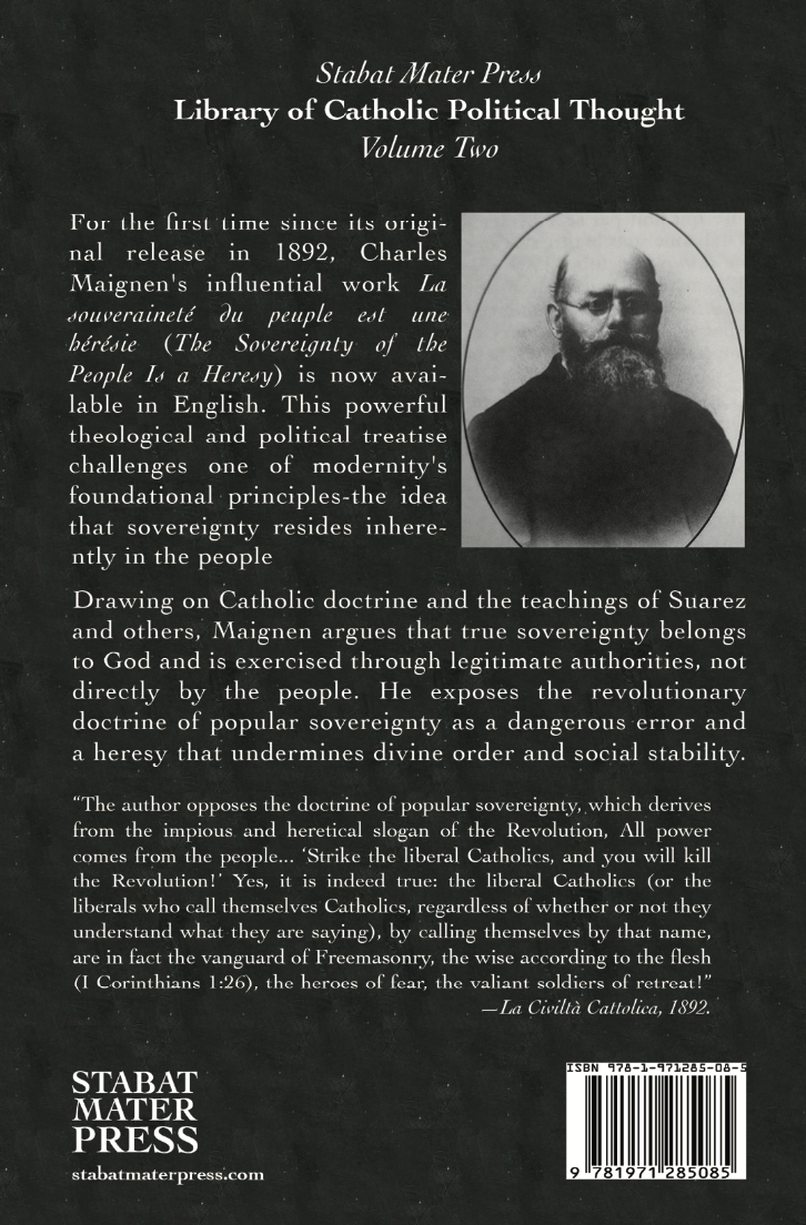 The Heresy of Popular Sovereignty