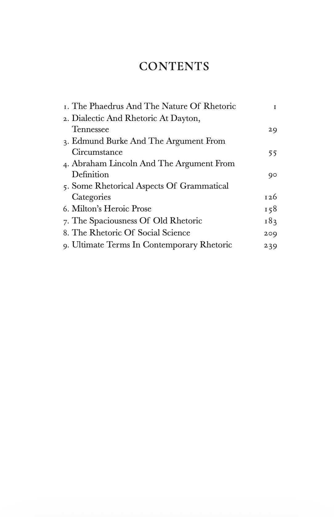 The Ethics of Rhetoric